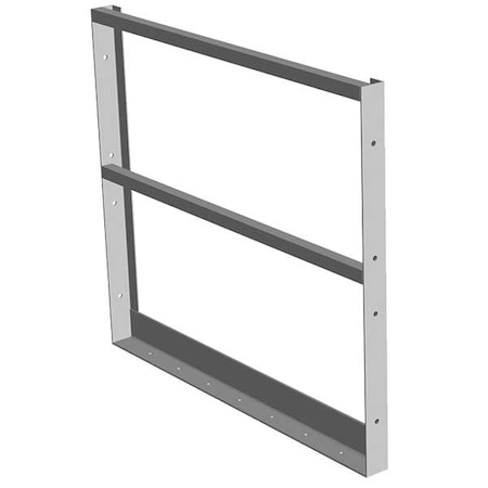 Porta-King Guard Rail, H 42 In, W 3 3/4 Ft, L 4 Ft PK-GR-RAIL-4