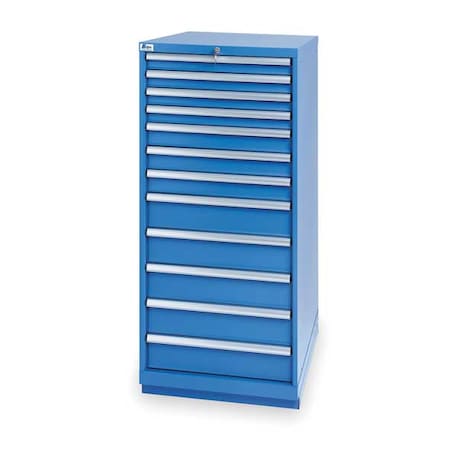 Lista Mod Drwr Cab, 59-1/2"H, 12 Drwr, Brght Blue SC13-1234A-FTKABB