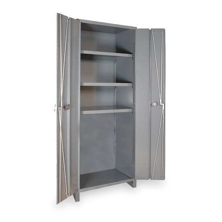 Durham Mfg 12 ga Steel Storage Cabinet, Stationary 4050-3S-95