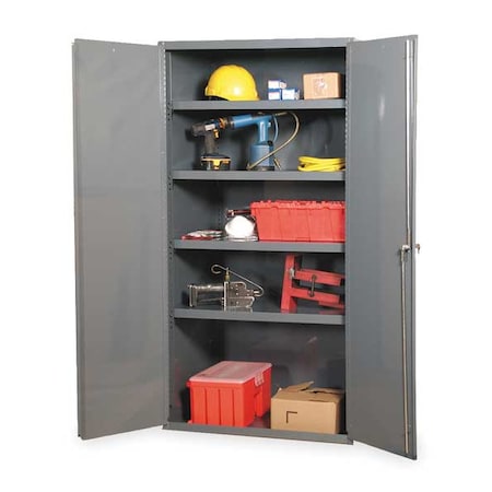 Durham Mfg Shelving Storage Cabinet, 84 in H, 36 in W, 18 in