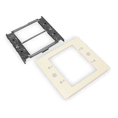 Legrand Device Plate, Ivory, Steel, Plates V4047C-2