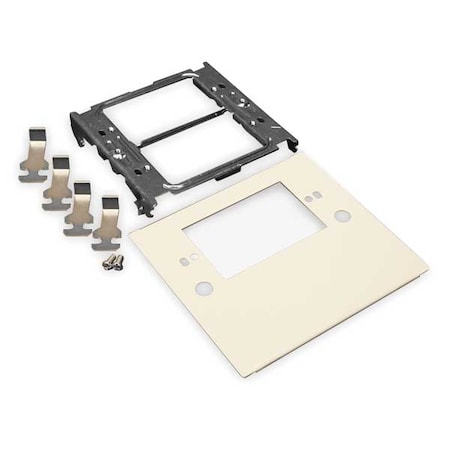 Legrand Device Plate, Ivory, Steel, Plates V4047C-1