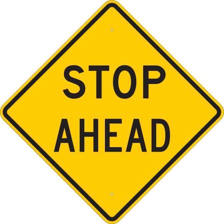 Brady Traffic Sign, 30 in H, 30 in W, Aluminum, Square, English, 80074 80074