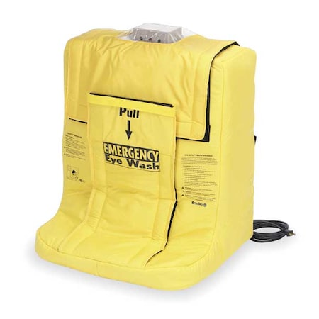 Bradley Heating Jacket, Nylon, Vinyl, Yellow, For Use With, Mfr. No. S19-921H S19-921HR