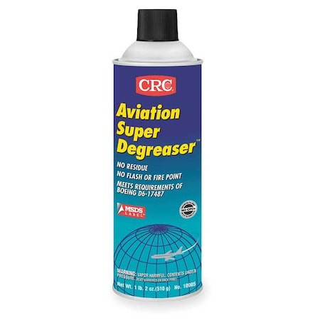Crc Non Chlor Degreaser, Size 20 oz., 18 oz. 10905