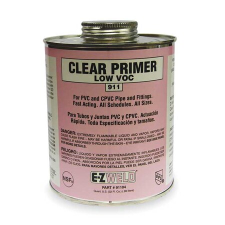 Ez Weld Clear Primer, 32 Oz, Clear 21104