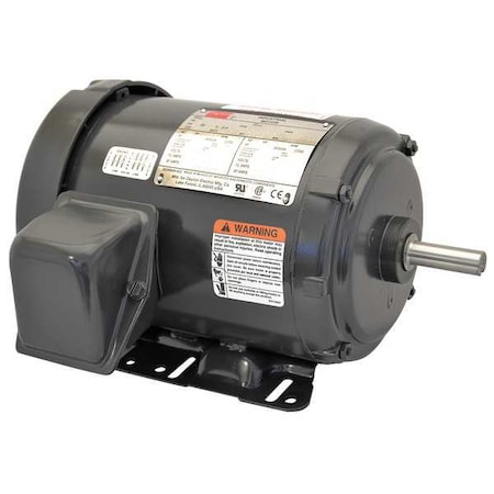 Dayton Three-Phase General Purpose Motor, 3/4 HP, 56H Frame, 208-230/460V AC Voltage, 1,155 Nameplate RPM 3N427
