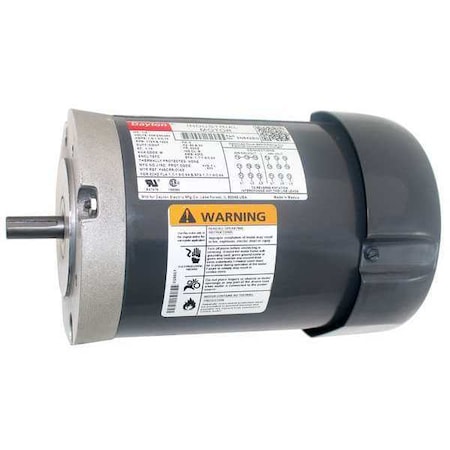 Dayton Three-Phase General Purpose Motor, 1/3 HP, 42CZ Frame, 230/460V AC Voltage, 1,725 Nameplate RPM 3N842