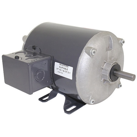 Dayton Three-Phase General Purpose Motor, 1/3 HP, 48 Frame, 208-230/460V AC Voltage, 3,450 Nameplate RPM 3N854