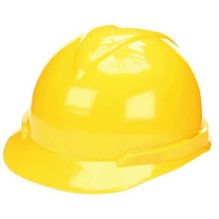 Msa Safety Front Brim Hard Hat, Type 2, Class E, Ratchet (4-Point) 804939