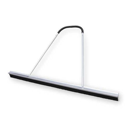 Tough Guy 84 in Sweep Face Push Broom, Stiff, Synthetic, Black 3PCC3