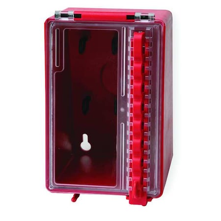 Brady Group Lockout Box, 8 Locks Max, Red 50938 | Zoro