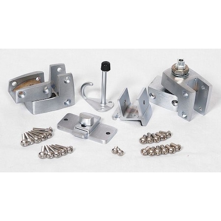 Asi Global Partitions Zamac Door Kit Use W/Polymer Partition 40-8571007