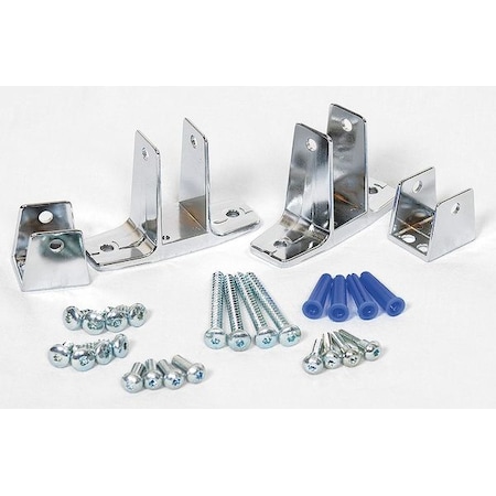 Asi Global Partitions Zamac Mid Bracket Use W/Plastic Partition 40-8515020