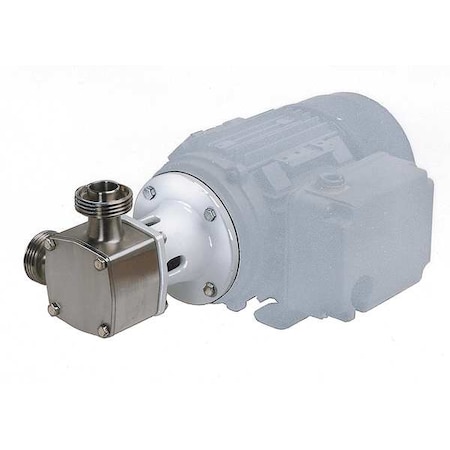 Jabsco Pump, Flexible Impeller, 3/4 HP, 115V, 1 In 30550-4005