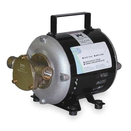 Jabsco Pump, Vane, Bronze, 1/2 In FNPT x 1 HB 18685-0000