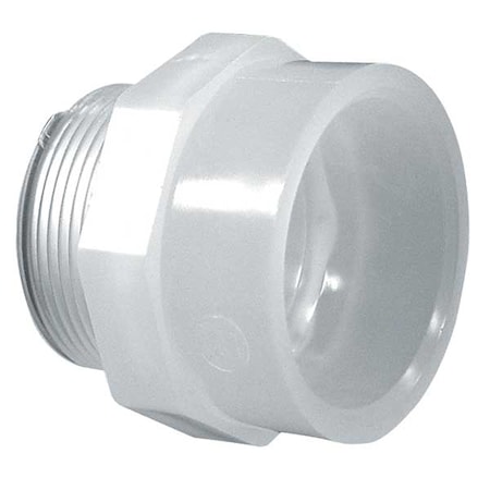 Orion Male Adapter, Polypropylene, 1/2", Schedule 80, 150 psi Max Pressure 740104