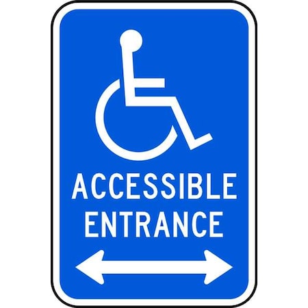Lyle ADA Handicapped Parking Sign, 18" x 12, HC-017-12HA HC-017-12HA