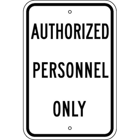 Lyle Parking Sign, 12 in W, 18 in H, English, Aluminum, White PPR-001-12HA