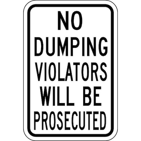 Lyle Traffic Sign, 18 in H, 12 in W, Aluminum, Vertical Rectangle, English, DL-001-12HA DL-001-12HA