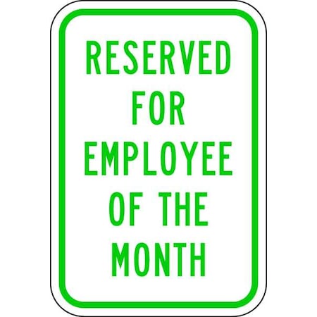 Lyle Employee Parking Sign, 18" x 12, RP-043-12HA RP-043-12HA