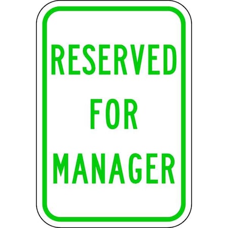 Lyle Employee Parking Sign, 18" x 12, RP-128-12HA RP-128-12HA