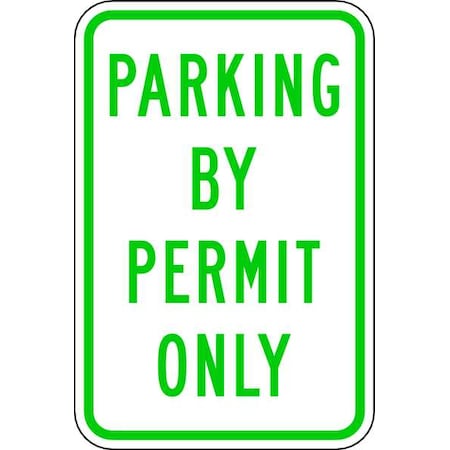 Lyle Permit Parking Sign, 18" x 12, RP-031-12HA RP-031-12HA