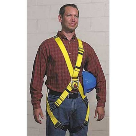 3M Dbi-Sala Full Body Harness, L, 420 lb., Not Applicable Chest/ Tongue Leg Straps 1102925