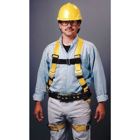 Miller Full Body Harness, L, Polyester 8095-60/LYK