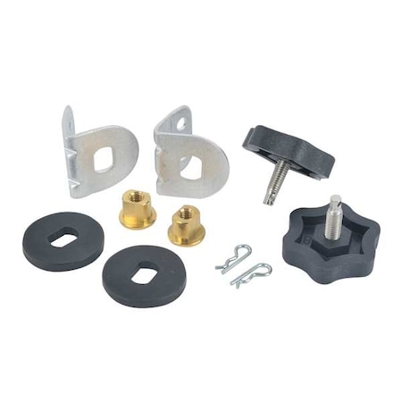 Bullard Faceshield Mounting Kit, For Use With FX, PX, LT and Rescue Series Helmets Black R151