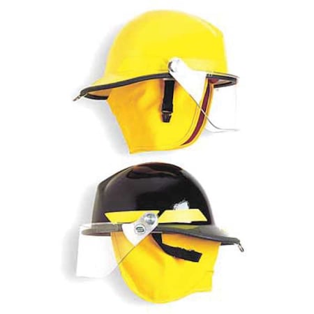 Bullard Fire Helmet, Thermoplastic, 6 pt Ratchet, Yellow, Fits Hat Size 6-1/2 to 8 PXSYL