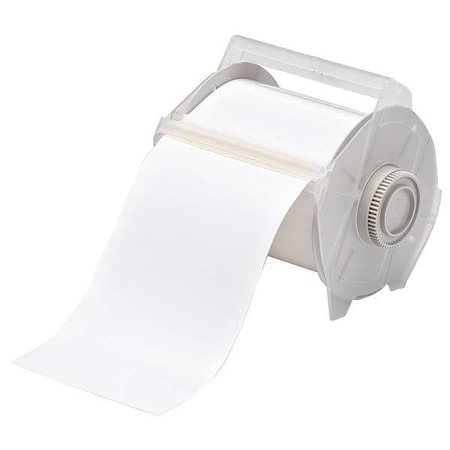 Brady Label Tape Cartridge, White, Labels/Roll: Continuous 113109