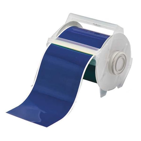 Brady Label Tape Cartridge, Blue, Labels/Roll: Continuous 113127