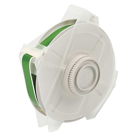 Brady Label Tape Cartridge, Green, Labels/Roll: Continuous 113126