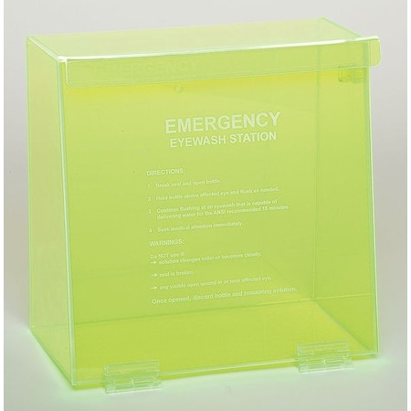Zoro Select Eyewash Station in Fluorescent Green 3PVL8