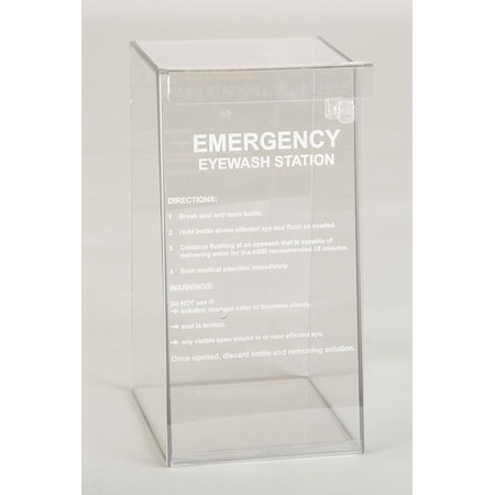 Zoro Select Eyewash Station in Clear 3PVL5