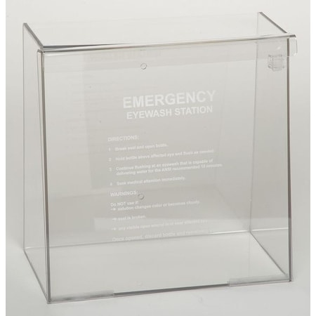 Zoro Select Eyewash Station in Clear 3PVL6