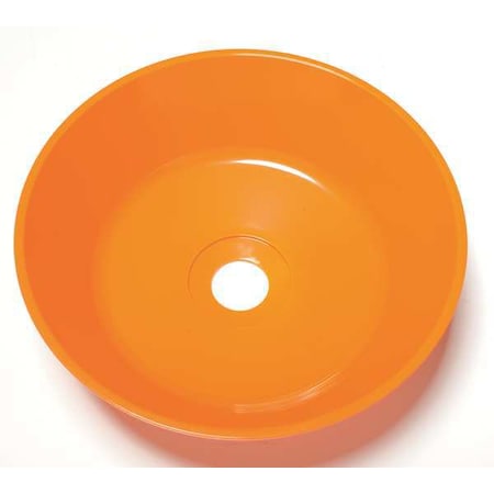 Guardian Equipment Replacement Wash Bowl, Plastic, Orange, For Use With, Eyewash 100-009ORG-R