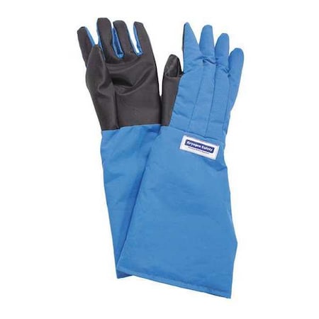 National Safety Apparel Cryogenic Gloves, 18 in Length, Nylon, Extended Gauntlet, Elbow Coverage, -300  Degrees F Min Temp. G99CRSGPMDEL