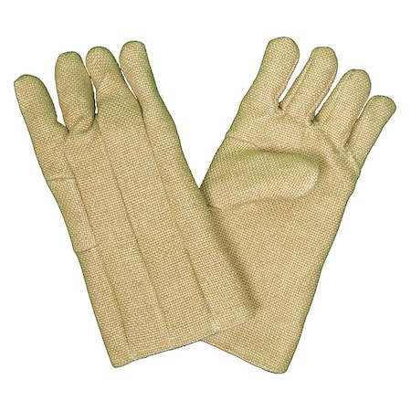 Zetex Plus ZetexPlus 200 Heat Resistant Gloves, ZetexPlus(R) Highly Texturized Fiberglass, Gauntlet Cuff Tan 2100012