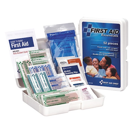 First Aid Only First Aid Kit and Housing, Plastic 51 Components, 10 People Served FAO-122/LAB