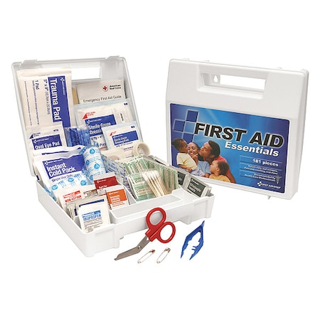 First Aid Only First Aid Kit and Housing, Plastic 180 Components, 10 People Served FAO-142/LAB