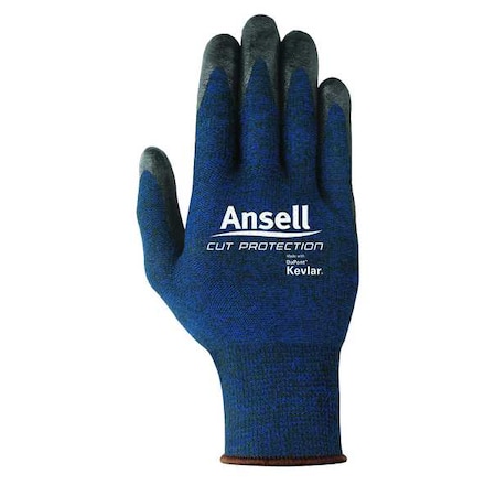 Ansell Cut-Resistant Coated Gloves, Cut Level A4 , Dipped , Nitrile , Sandy , L 1 PR 97-505