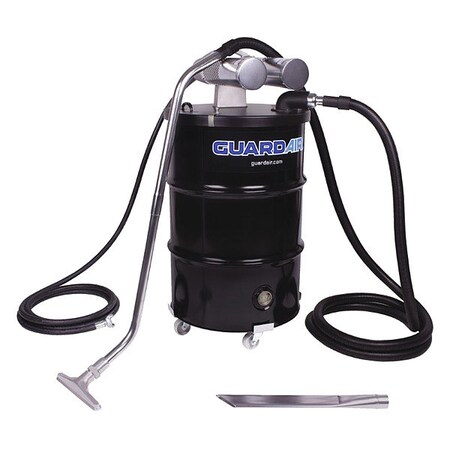 Guardair Static-Conductive Drum Vacuum, 55 gal, Standard, 163 cfm N552BCXNED