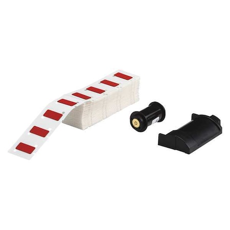 Brady Raised Panel Label, Red, Labels/Roll: 200 PTLEP-171-593-RD