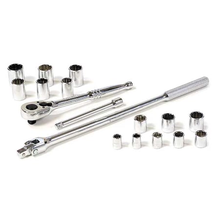 Zoro Select Socket Set 1/2dr 85-425