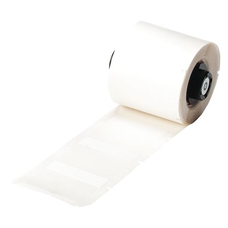 Brady 1-3/4" x 1-1/2" White on Translucent Label, Self Laminating Vinyl PTL-88-427