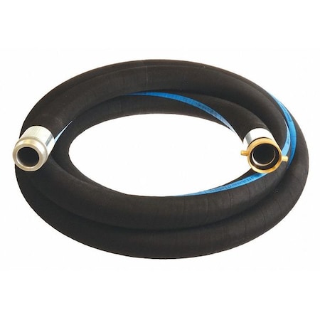 CONTINENTAL 2" ID x 20 ft Rubber Water Suction Hose BK 3P573