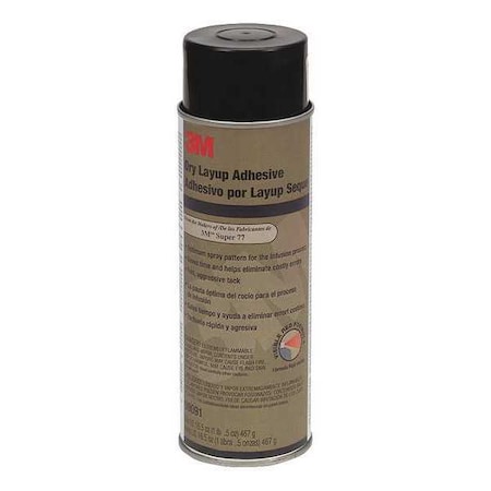 3M Spray Adhesive, 24 oz, Aerosol Can 09091