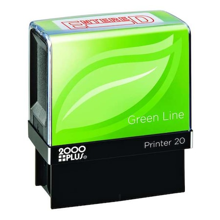 2000 Plus Message Stamp, Entered, 5/16" 035348